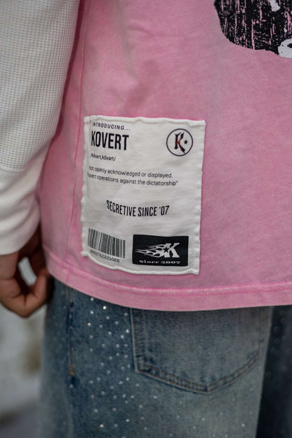 Rose"Stay Greedy" Tee