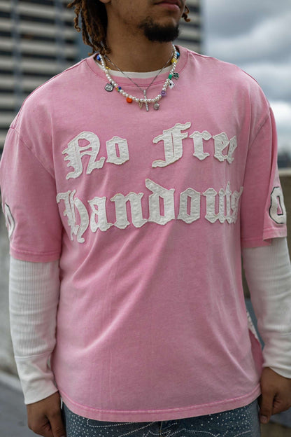 Rose"Stay Greedy" Tee