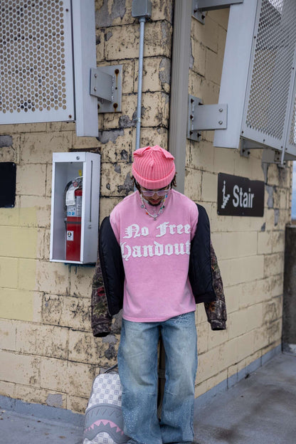 Rose"Stay Greedy" Tee