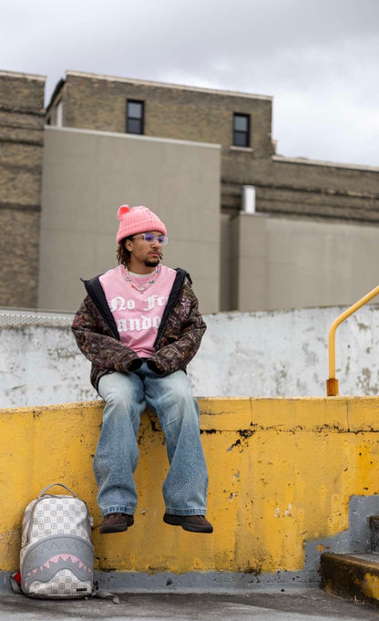 Rose"Stay Greedy" Tee